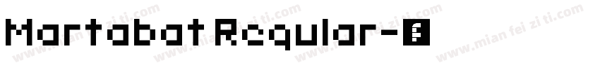 Martabat Regular字体转换